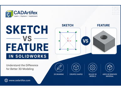 Sketch vs Feature in SOLIDWORKS